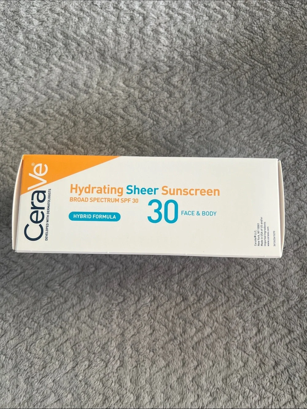 💋3/$10💋Cerave Hydrating Sheer Sunscreen SPF 30 Face & Body Hybrid Formula 3 oz